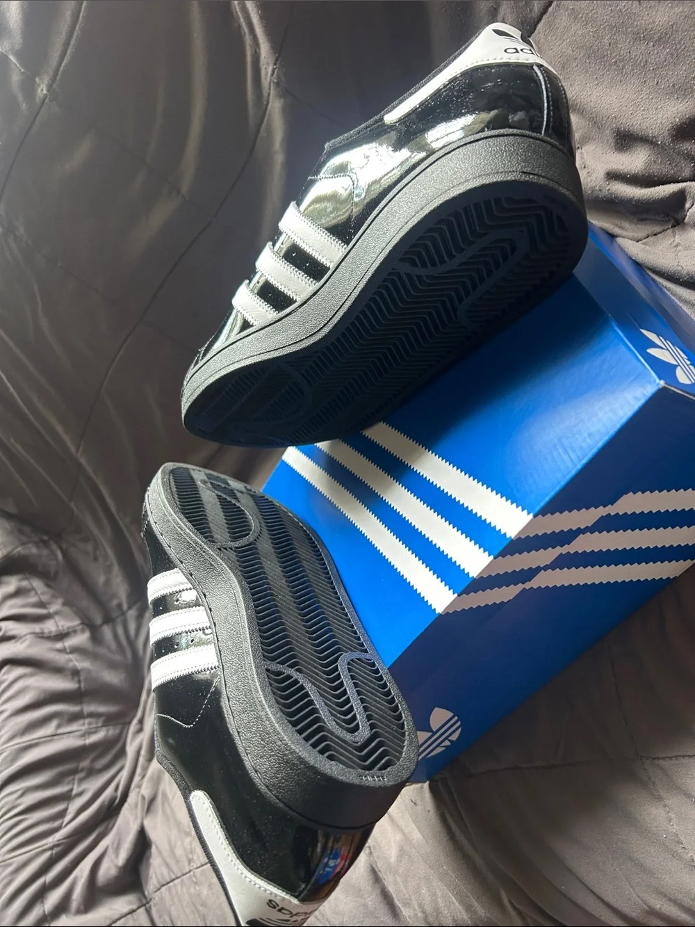 adidas Black & White Superstar II Men's Sneakers